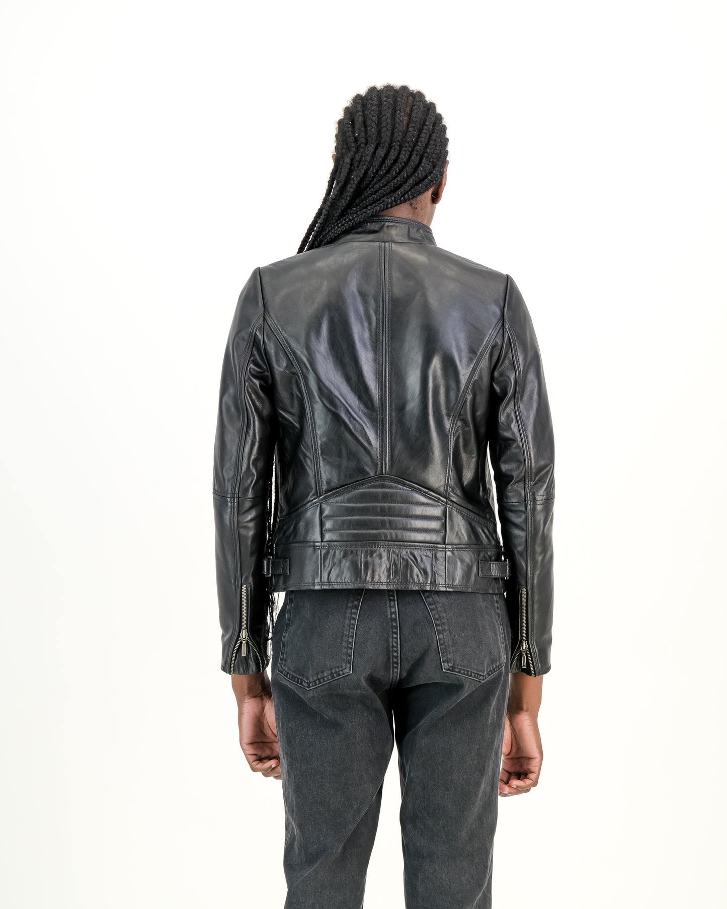 Women's Bella Black 100% Napa Leather Jacket - Supreme Leather Supreme Leather