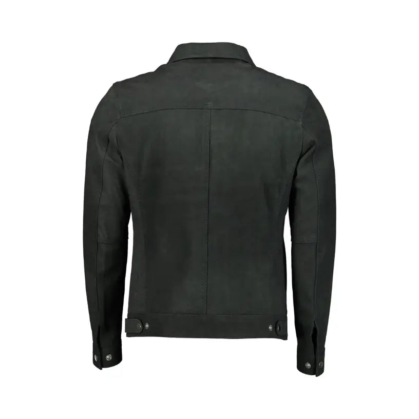 Men's Siciliano Leather Shirt Jacket - Verrati - Supreme Leather Supply 