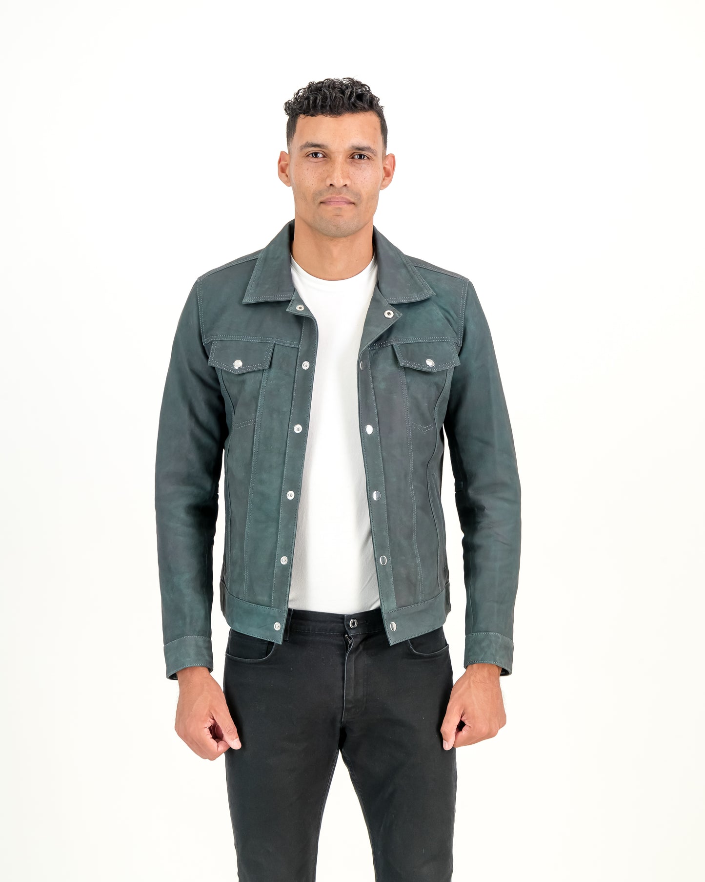 Men's Siciliano Leather Shirt Jacket - Verrati Verrati