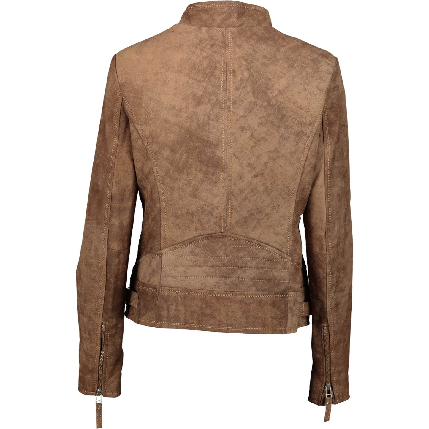 Women's Bella Rusty Brown 100% Napa Leather Jacket- Supreme Leather - Supreme Leather Supply 