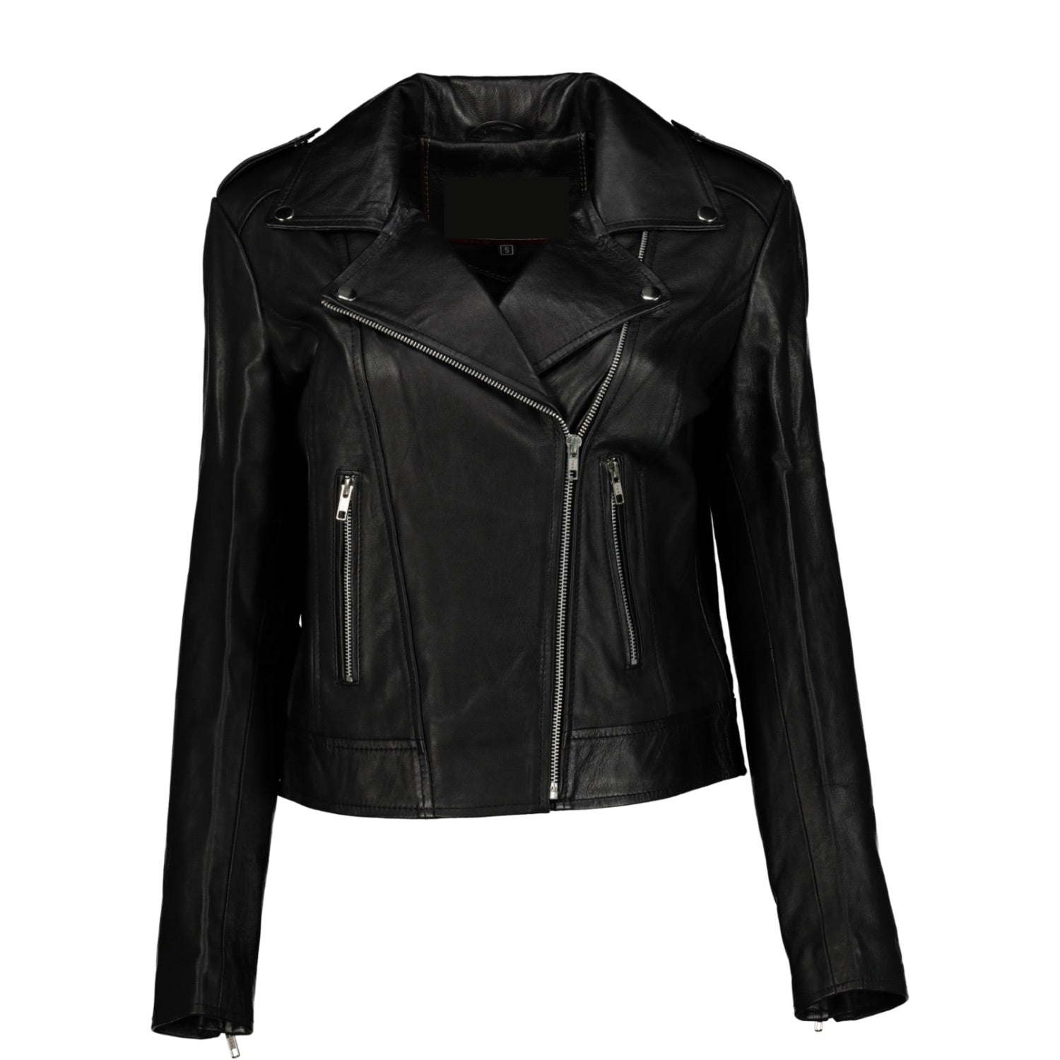 Women's Siciliana Leather Biker Jacket - Supreme Leather Supply 