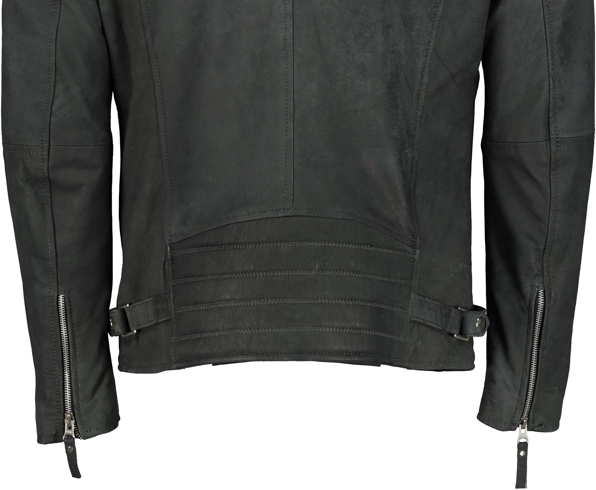 Men's Jhonny-B Olive Snuff Leather Jacket- Supreme Leather Supreme Leather